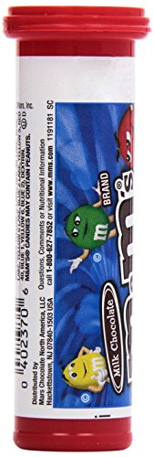 M&M's Milk Chocolate Minis Candy, 1.08-Ounce Tubes (Pack of 24)