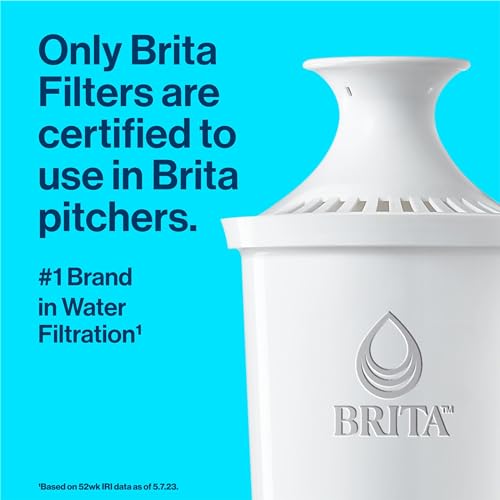 Brita UltraMax Large Water Dispenser With Standard Filter, BPA-Free, Replaces 1,800 Plastic Water Bottles a Year, Lasts Two Months or 40 Gallons, Includes 1 Filter, Kitchen Accessories, Large - 27-Cup