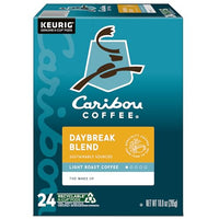 Caribou Coffee Daybreak Morning Blend, Keurig Single-Serve K-Cup Pods, Light Roast, 96 Count (4 Packs of 24)