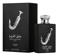 Lattafa Perfumes Pride Ishq Al Shuyukh for Unisex 2 Piece Eau de Parfum Gift Set (Gold + Silver) 3.4 Ounce/100 ml each