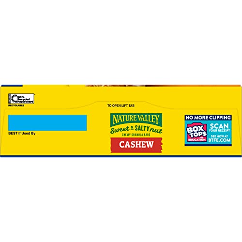 Nature Valley Granola Bars, Sweet and Salty Nut, Cashew, 12 ct, 14.4 OZ