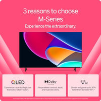 VIZIO 43-inch MQ6 Series 4K QLED HDR Smart TV w/Dolby Vision, WiFi 6E, Bluetooth Headphone Capable, AMD FreeSync & Alexa Compatibility, M43Q6M-K04, 2023 Model