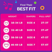 Pull-Ups Girls' Potty Training Pants, Size 4T-5T Training Underwear (38-50 lbs), 99 Count (3 Packs of 33)