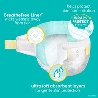 Pampers Swaddlers Diapers - Size 4, 66 Count, Ultra Soft Disposable Baby Diapers