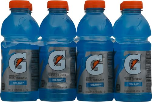 Gatorade Thirst Quencher Cool Blue, 20 Fl Oz Bottles, 8 Pack