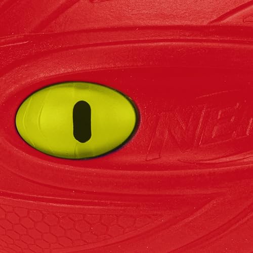 NERF Vortex Aero Howler Foam Football - NERF Soft Vortex Football for Long-Distance Throws - Perfect for Pool + Beach Football - Kids Aero Howler Whistle Vortex Foam Ball - Red