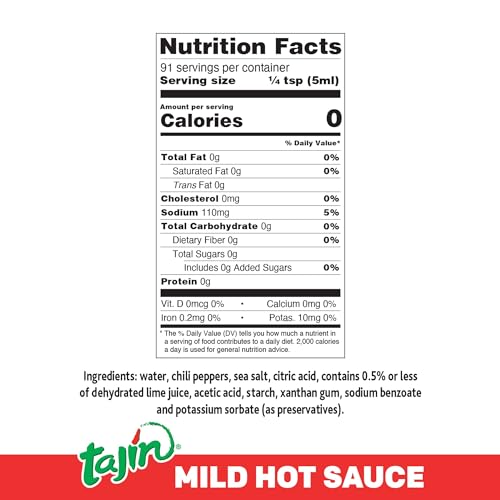 Tajin Mild Hot Sauce 15.38oz (Pack of 2)