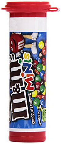 M&M's Milk Chocolate Minis Candy, 1.08-Ounce Tubes (Pack of 24)