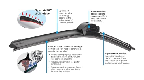 BOSCH 28A ICON Premium Beam Wiper Blade; 28" - Single