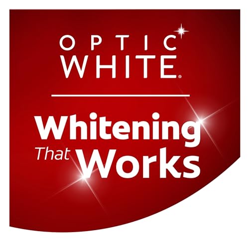 Colgate Optic White Whitening Mouthwash with Hydrogen Peroxide, Alcohol Free, Icy Fresh Mint - 16 fluid ounces (6 Pack)