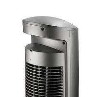 Lasko Oscillating Tower Fan, Quiet Fans with Remote, for Bedroom, Living Room, Office, Tower Fan with Remote, 3-Speed Timer, 42”, Silver T42951