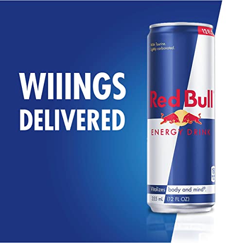 Red Bull Energy Drink, 12 Fl Oz Cans, (Pack of 4)