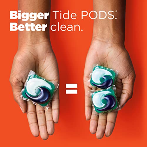 Tide Ultra OXI Power PODS with Odor Eliminators Laundry Detergent Pacs 63 Count For Visible and Invisible Dirt