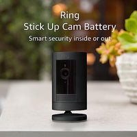 Ring Stick Up Cam Battery | Weather-Resistant Outdoor Camera, Live View, Color Night Vision, Two-way Talk, Motion alerts, Works with Alexa | Black