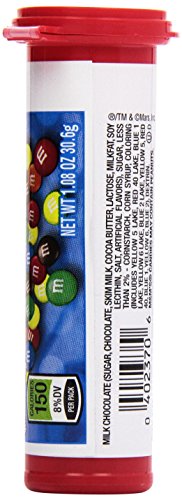 M&M's Milk Chocolate Minis Candy, 1.08-Ounce Tubes (Pack of 24)