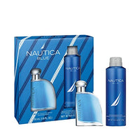 Nautica Blue 2 piece Gift Set for Men - 1.6 oz Eau De Toilette Spray + 6.0 oz Deodorizing Body Spray