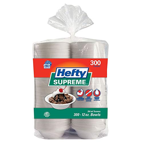 Hefty Supreme Bowls - 300 Count - 12 Ounce (2 Pack)