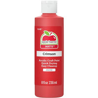 Apple Barrel Acrylic Paint in Assorted Colors (8 oz), K2605 Crimson