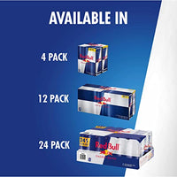 Red Bull Energy Drink, 12 Fl Oz Cans, (Pack of 4)