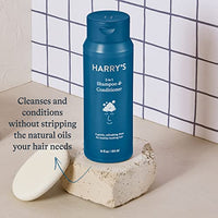 Harry's Men's 2 in 1 Shampoo and Conditioner for All Hair Types | Gentle & Refreshing | 14 Fl Oz, 3 Count