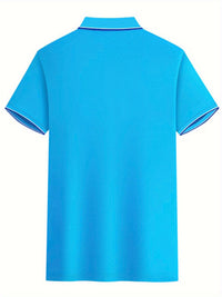 [Stretch Fabric Casual Shirt] Breathable Stretch Fabric Men's Casual Shirt - Penguin Print for Golf & Tennis - Perfect Gift Idea