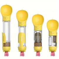3 In 1 Portable Dog Water Bottle, Multifunctional Leak-Proof Pet Water Bottles With Food Container And Litter Shovel Design For Walking And Travel