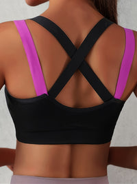 Summer Outer Wear Beautiful Back No Steel Ring Vest Type Sleep Sports Underwear Female Yoga Running Fitness Sports Bra Thin