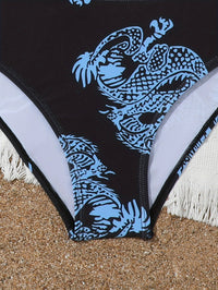 Trendy & Elegant Girls 3pcs Bikini Swimwear Set Comfy Bathing Suit Summer Clothes Beach