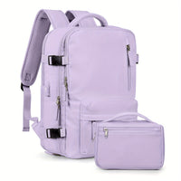 Large Capacity Multifunctional Leisure Backpack for Travel, with Dry Wet Separation Layer and Independent Shoe Compartment, and Anti-Theft Zipper Pocket, Lightweight and Portable, Suitable for Trave