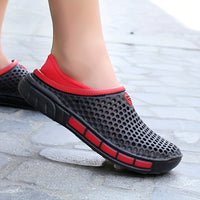 Men's Breathable Slip On Sandals, Comfy Non Slip Anti Odor EVA Summer Beach Walking Shoes, Men's Footwear