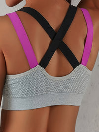 Summer Outer Wear Beautiful Back No Steel Ring Vest Type Sleep Sports Underwear Female Yoga Running Fitness Sports Bra Thin