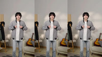 Men'S Letter Embroidered Casual Bomber Jacket
