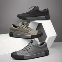 CLOHOO Brand Men'S Shoes with Rubber Soles, Stylish Sports Casual Shoes, Street-Style Skate Shoes, Popular New Breathable Soft-Soled Comfortable Men'S Shoes, Youth British Style Men'S Footwear.