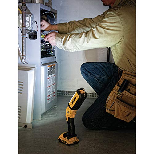 DEWALT 20V MAX LED Work Light, 100 Degree Pivoting Head, Up to 1000 Lumens of Brightness, Cordless (DCL050)