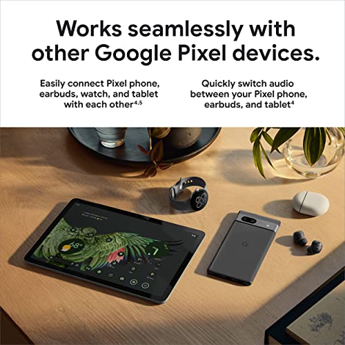 Google Pixel Tablet with Charging Speaker Dock - Android Tablet with 11-Inch Screen, Smart Home Controls, and Long-Lasting Battery - Porcelain/Porcelain - 256 GB