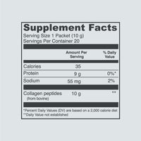 Vital Proteins Collagen Peptides Powder, 9.33 oz Unflavored + 20 Stick Pack