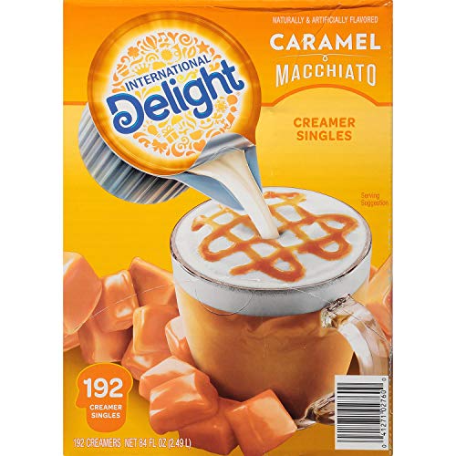 International Delight Caramel Macchiato Creamer - 192 per case.