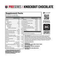 Muscle Milk Pro Series Protein Powder Supplement, Knockout Chocolate, 2.54 Pound, 14 Servings, 50g Protein, 3g Sugar, 20 Vitamins & Minerals, NSF Certified for Sport, Packaging May Vary