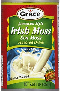 Grace Jamaican Vanilla Irish Sea Moss Drink (6 Pack, Total of 57.6fl.oz)