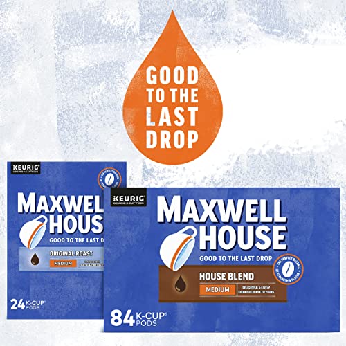 Maxwell House House Blend Medium Roast K-Cup Coffee Pods (84 ct Box)