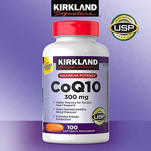 Kirkland Signature CoQ10 300mg 100 Softgels