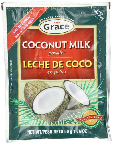 Grace Coconut Milk Powder Envelope, 1.76-Ounce (50g) (Pack of 12)