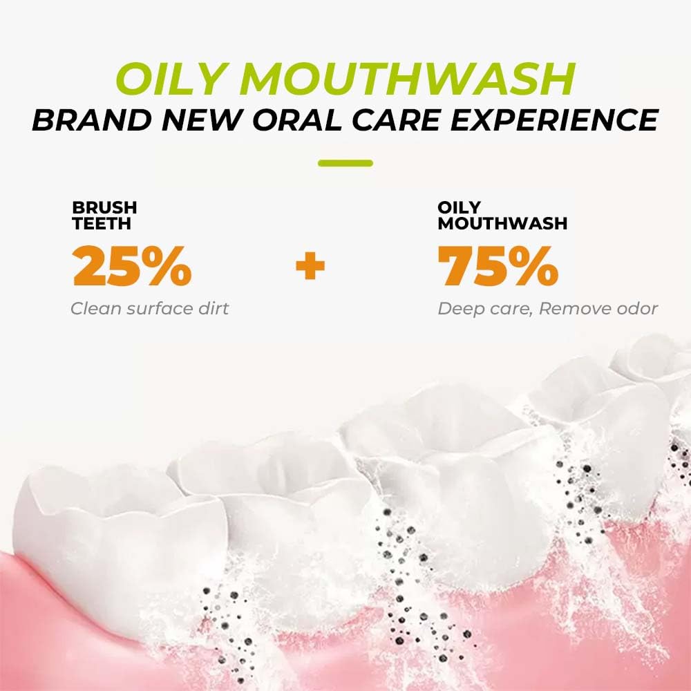 QAH Coconut Oil Pulling for Teeth Therapy, 100% Natural Virgin Coconut Oil and Mint Essential Oil Helps Fresh Breath, Teeth Whitening, Oral Care, Gum Health, Coconut & Peppermint Mouthwash