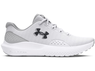 Under Armour Men's Charged Surge 4, (100) White/Halo Gray/Black, 12, US
