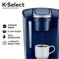 Keurig K-Select Single-Serve K-Cup Pod Coffee Maker, Matte Navy