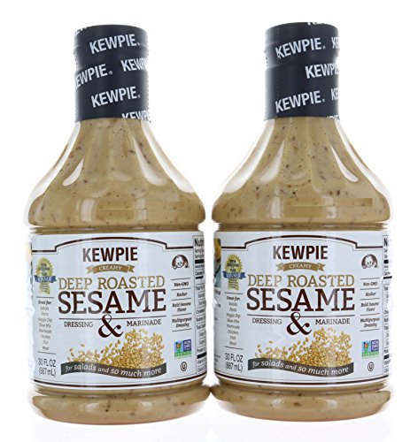 Kewpie Creamy Deep Roasted Sesame Dressing & Marinade, 30 Fluid Ounce (2 Pack)