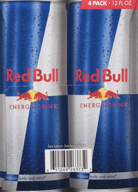 Red Bull Energy Drink, 12 Fl Oz Cans, (Pack of 4)