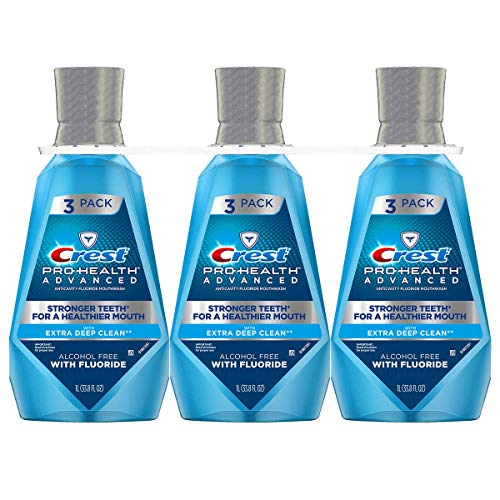 Extra Crest Pro-Health Advantage Mouthwash Deep Clean 33.8 Oz (3-Pack) Oral Care Wholesale Bulk Health & Beauty Oral Care Lighters