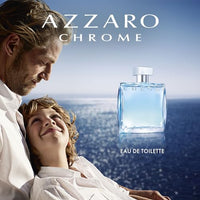 Azzaro Chrome Men's Aquatic Citrus, Woody, Musky Cologne - Travel Size