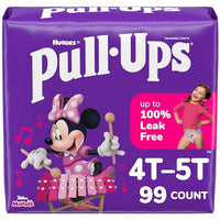 Pull-Ups Girls' Potty Training Pants, Size 4T-5T Training Underwear (38-50 lbs), 99 Count (3 Packs of 33)